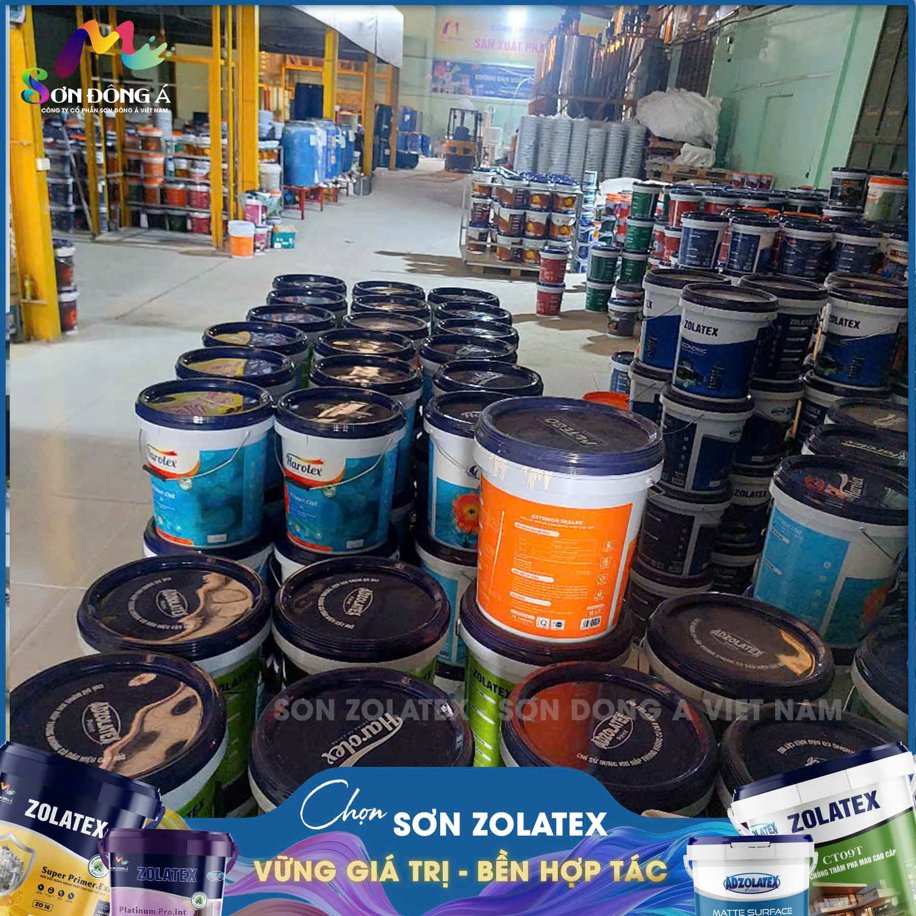 Sơn ngoại thất Zolatex - Sơn Đông á VN  - Công Ty Cổ Phần Sơn Đông á VN